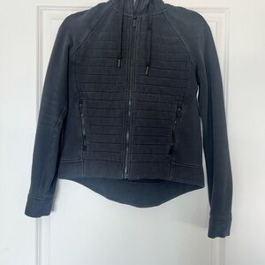 Lululemon Athletica Black Quilted Hoodie Size 4